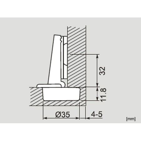 GTV Basic Furniture Hinge