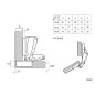 KAMA Furniture Hinges - 165°, Full Overlay
