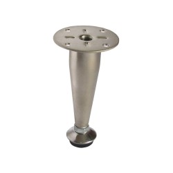 KR-003 Adjustable Furniture Leg - matte nickel