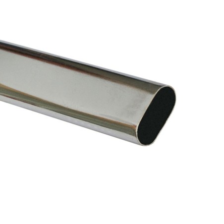 Oval Metal Wardrobe Rail