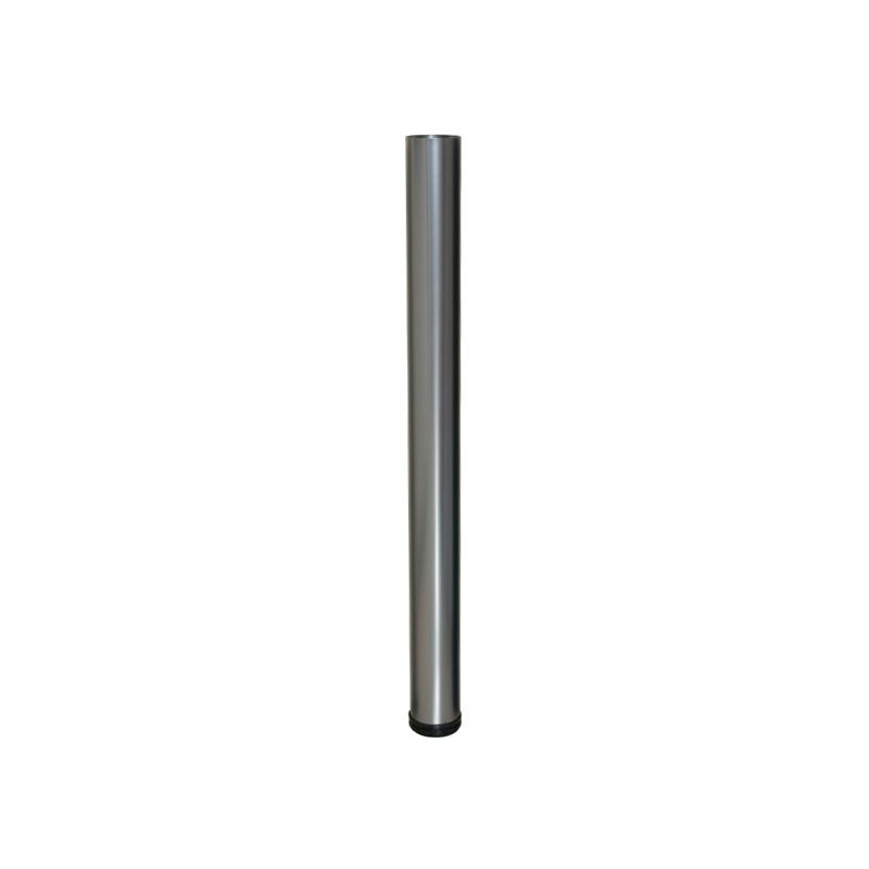 KAMA Metal Adjustable Furniture Leg - 710 mm, Matt Chrome