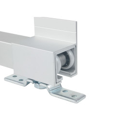 Държач за релса за система за плъзгащи врати с горно носене и долно водене A-1