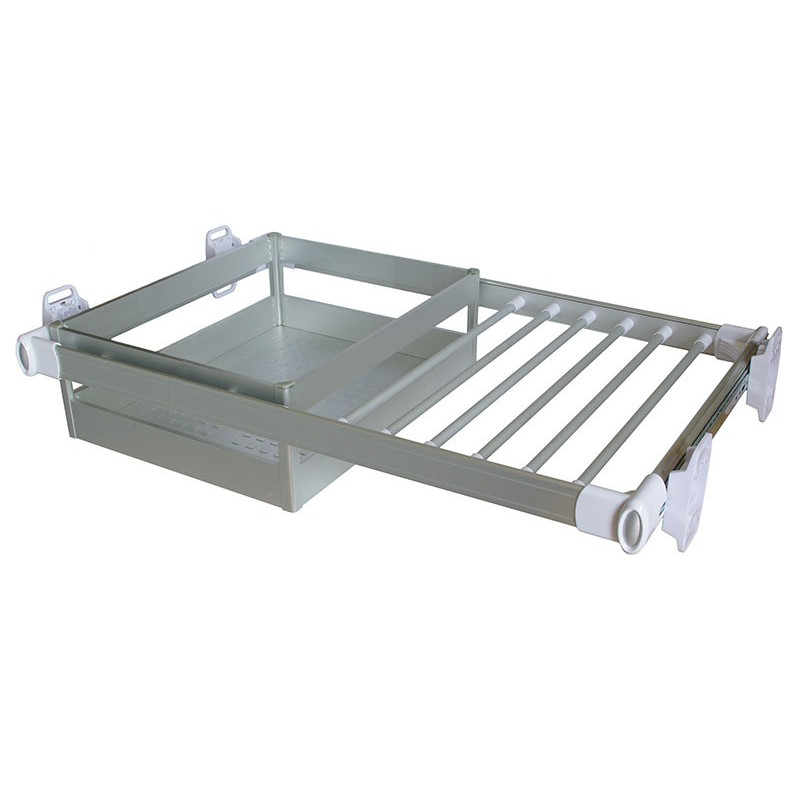 KAMA F27 Trousers Rack With Basket - 764 mm