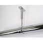 GTV Middle Adjustable Holder For Round Wardrobe Rail - 25 mm, Chrome