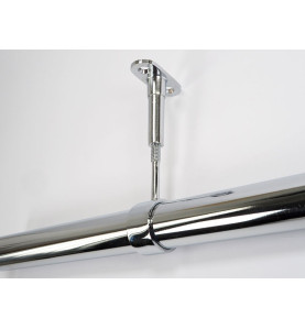 Middle Adjustable Holder For Round Wardrobe Rail - Application