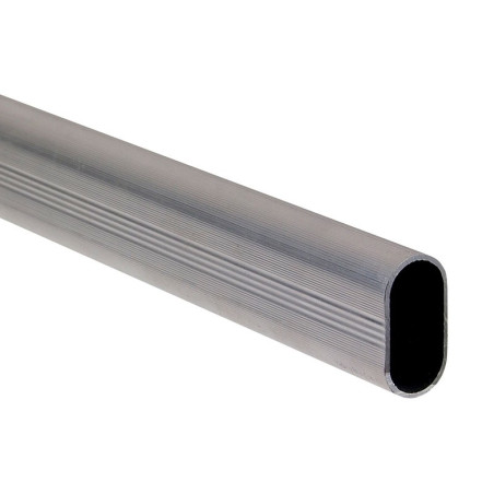 Oval Aluminium Wardrobe Rail