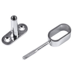 Adjustable Oval Wardrobe Rail Holder - Middle