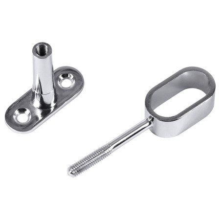 Adjustable Oval Wardrobe Rail Holder - Middle