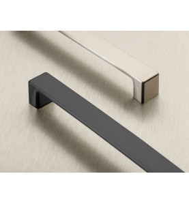 GTV Modena Furniture Handle - 128 mm, Black matt