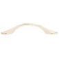 GTV Royal 1 Retro Furniture Handle - 96 mm, Pearl + Gold