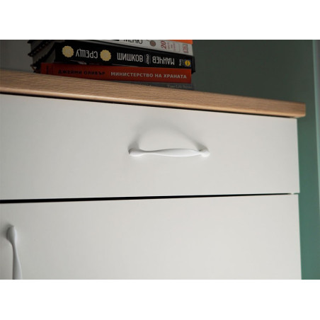 GTV Camai Furniture Handle - 128 mm, Matt White