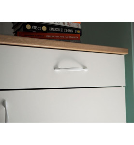 Camai Furniture Handle - 128 mm, Matt White, Application