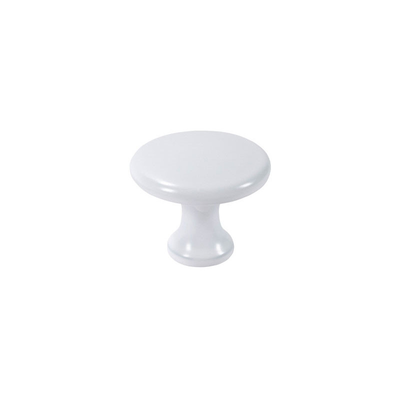 GTV Udine Furniture Handle - With Screw, Matt White