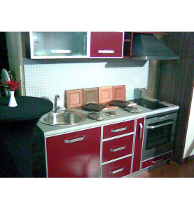 MD-337 Aluminium Furniture Handle - mounted
