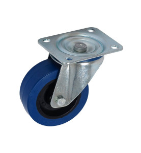 372151 Ball-bearing Swivel Castor With Plate - 100 mm