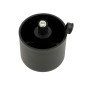 Plastic Furniture Foot With Adjustment - 43 mm, Black