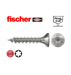 Stainless Steel A2 Fischer Wood Screws - ∅3.5 x 16 mm