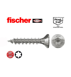 Stainless Steel A2 Fischer Wood Screws - ∅3.5 x 16 mm