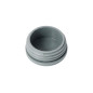 Round Tube End Cap - 40 mm, Grey