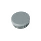 Round Tube End Cap - 40 mm, Grey