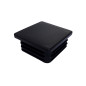 Square Tube End Cap - 50 x 50 mm, Black