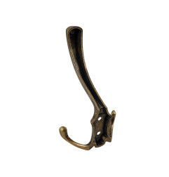 Nomet G4 Furniture Hook - Antique Brass