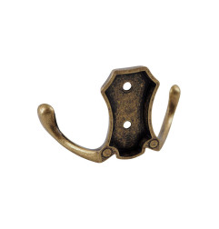 Nomet G4 Furniture Hook - Antique Brass