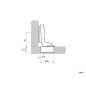 GTV Furniture Hinge With Push System - Inset