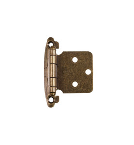 Self Closing Furniture Hinge - Overlay, Bronze