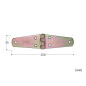 DMX ZTS Pivot Furniture Hinges - 150 x 35 mm