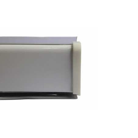 PVC Convex Skirting - Mini, White, 4 m