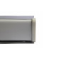 PVC Convex Skirting - Mini, White, 4 m