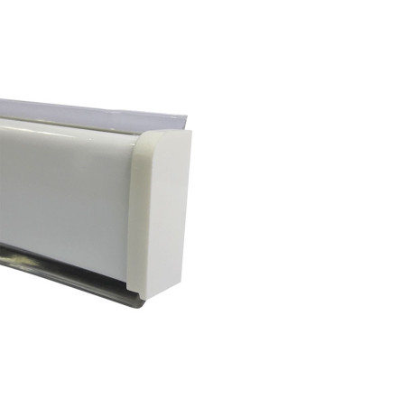 PVC Convex Skirting - Mini, White, 4 m