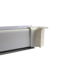 Internal Corner For PVC Convex Skirting - Mini, White