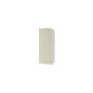 End Cap For PVC Convex Skirting - Mini, Left, White