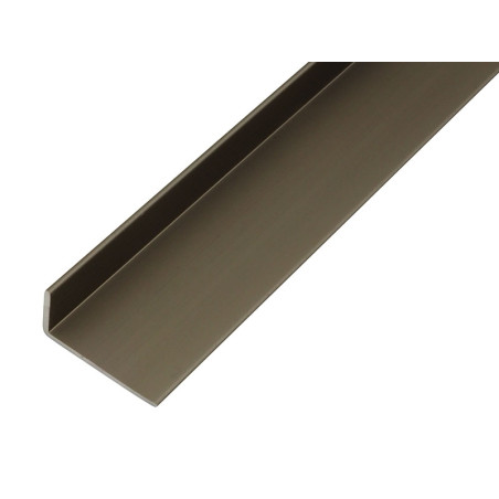 PPL18 Aluminium L-shaped Profile For Furniture - 3 meters, Champagne