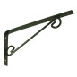 DMX WOP Ornamental Shelf Support Bracket - 250 x 125 mm, Black