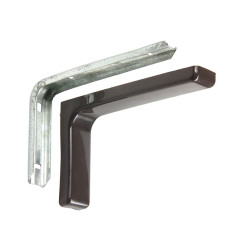 DMX WSPP Shelf Bracket With Plastic Cover - 180 х 115 х 35 mm, Brown
