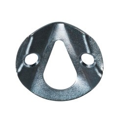 Reinforced Metal Plate With Pear-shaped Suspension Hole - ∅35 mm