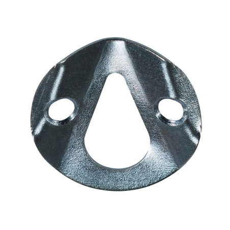 Reinforced Metal Plate With Pear-shaped Suspension Hole - ∅35 mm