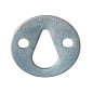 Flat Metal Plate With Pear-shaped Suspension Hole - ∅35 mm