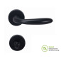Forme Basic Padova Interior Door Handles - WC, Matt Black