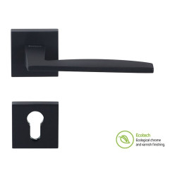 Forme Fashion Modena Interior Door Handles - For Cylinder, Matte Black