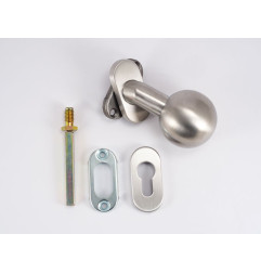 Dormakaba Pure 3548V Knob For Narrow Stile Doors - For Cylinder, Inox