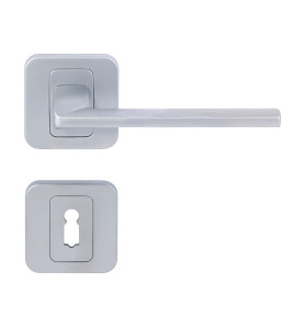Pem Interior Door Handle - Matte Chrome, For Standard Key
