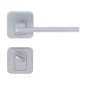 Pem Interior Door Handles - WC, Matt Chrome Pem Interior Door Handles - WC, Matt Chrome