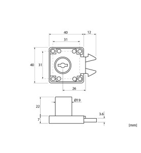 202 Roll Blind Lock - scheme