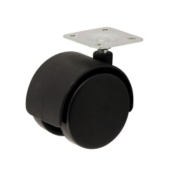 PB50 Furniture Castor With Plate - 50 mm