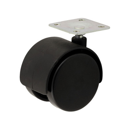 PB50 Furniture Castor With Plate - 50 mm