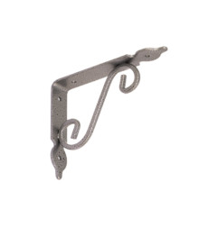 WOZ Ornamental Shelf Support Bracket - 140 x 110 mm, Black